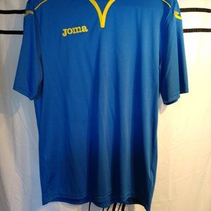 Joma S/S Soccer Jersey with Johnny Collar (XL)